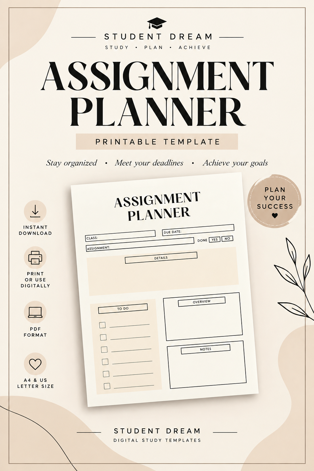 Assignment Planner Product